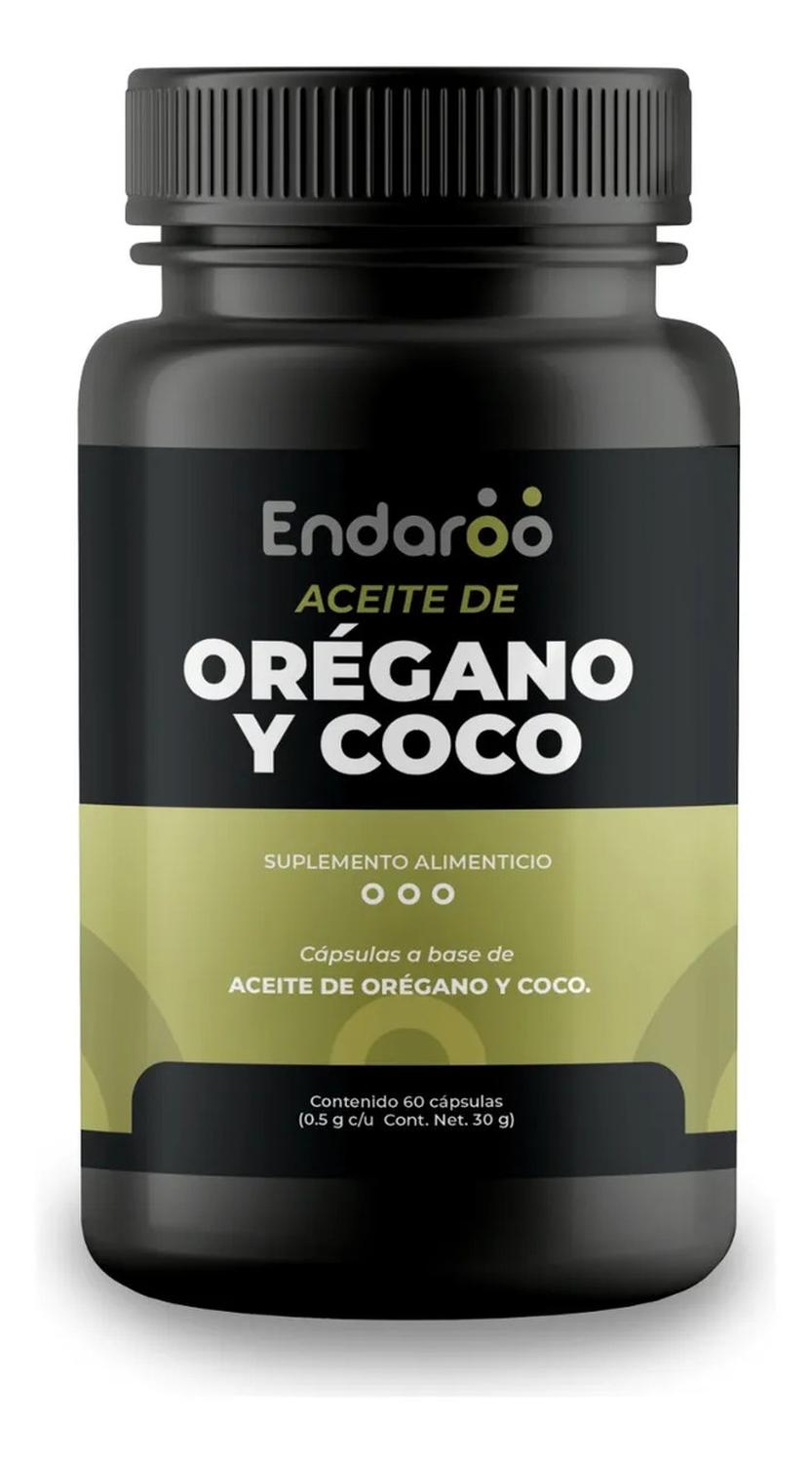 Aceite de Coco con Orégano 60 Cápsulas