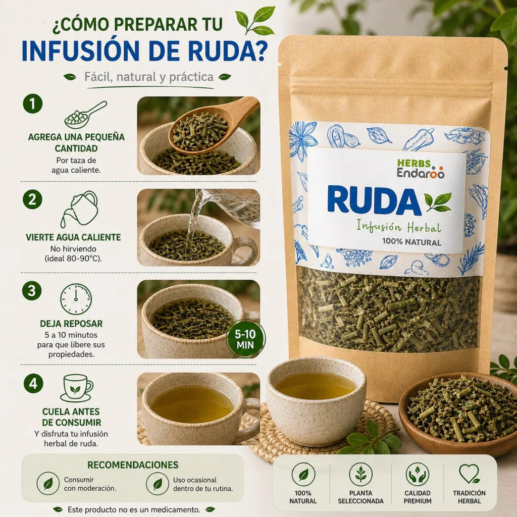 Ruda Té Natural 50g Naima | Infusión Herbal Premium