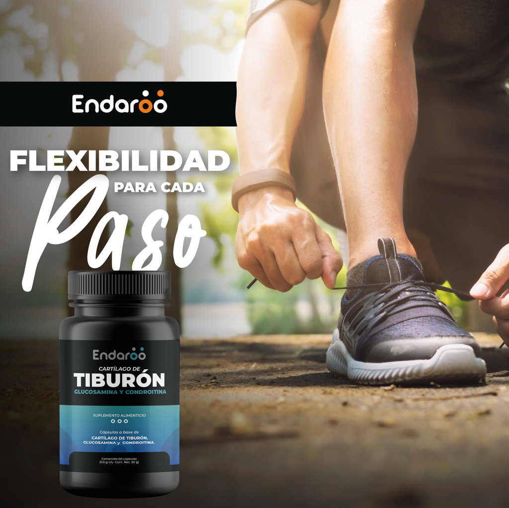 Cartílago de Tiburón con Condroitina y Glucosamina | 60 Cápsulas