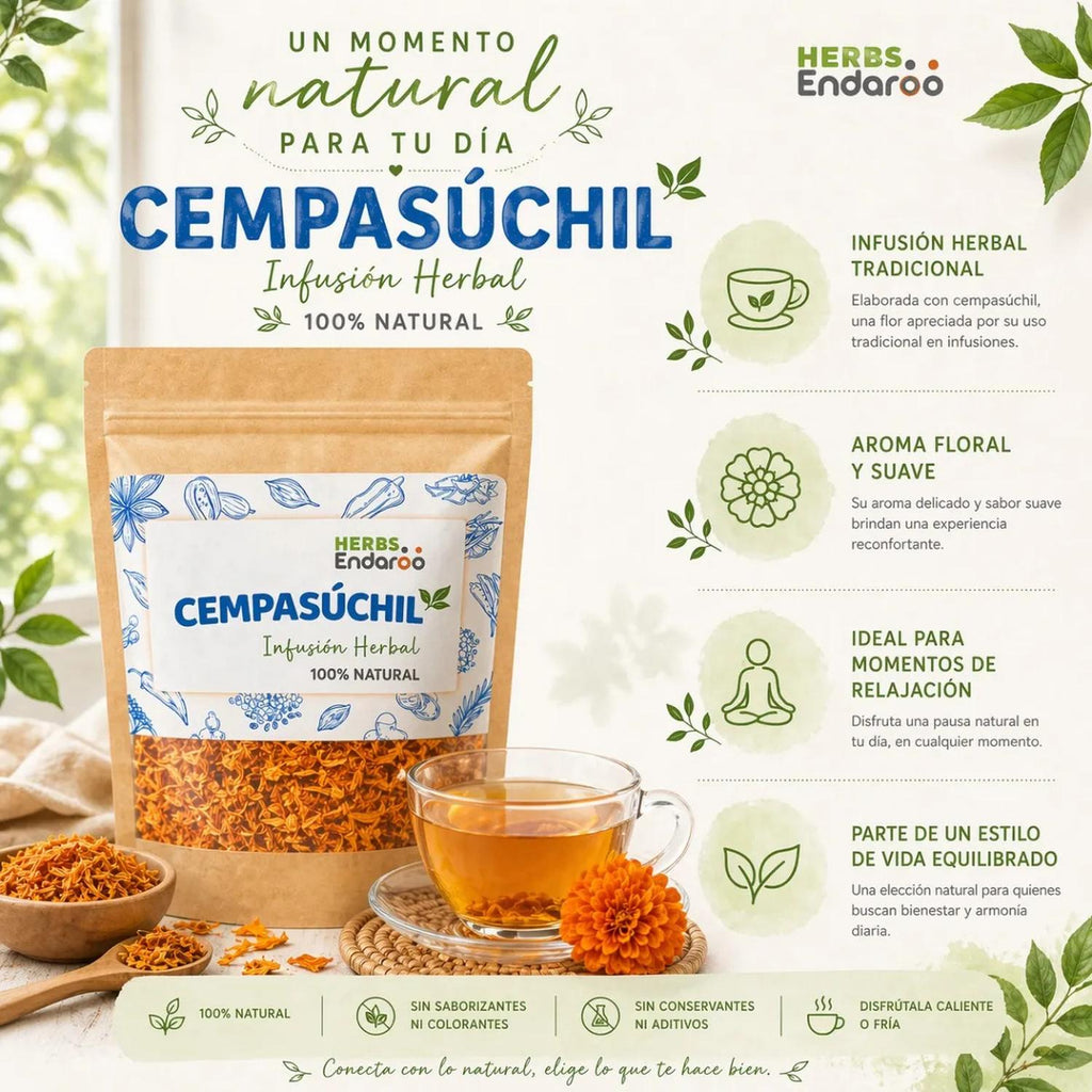 Flor de Cempasúchil Té Natural 50g Naima | Infusión Herbal