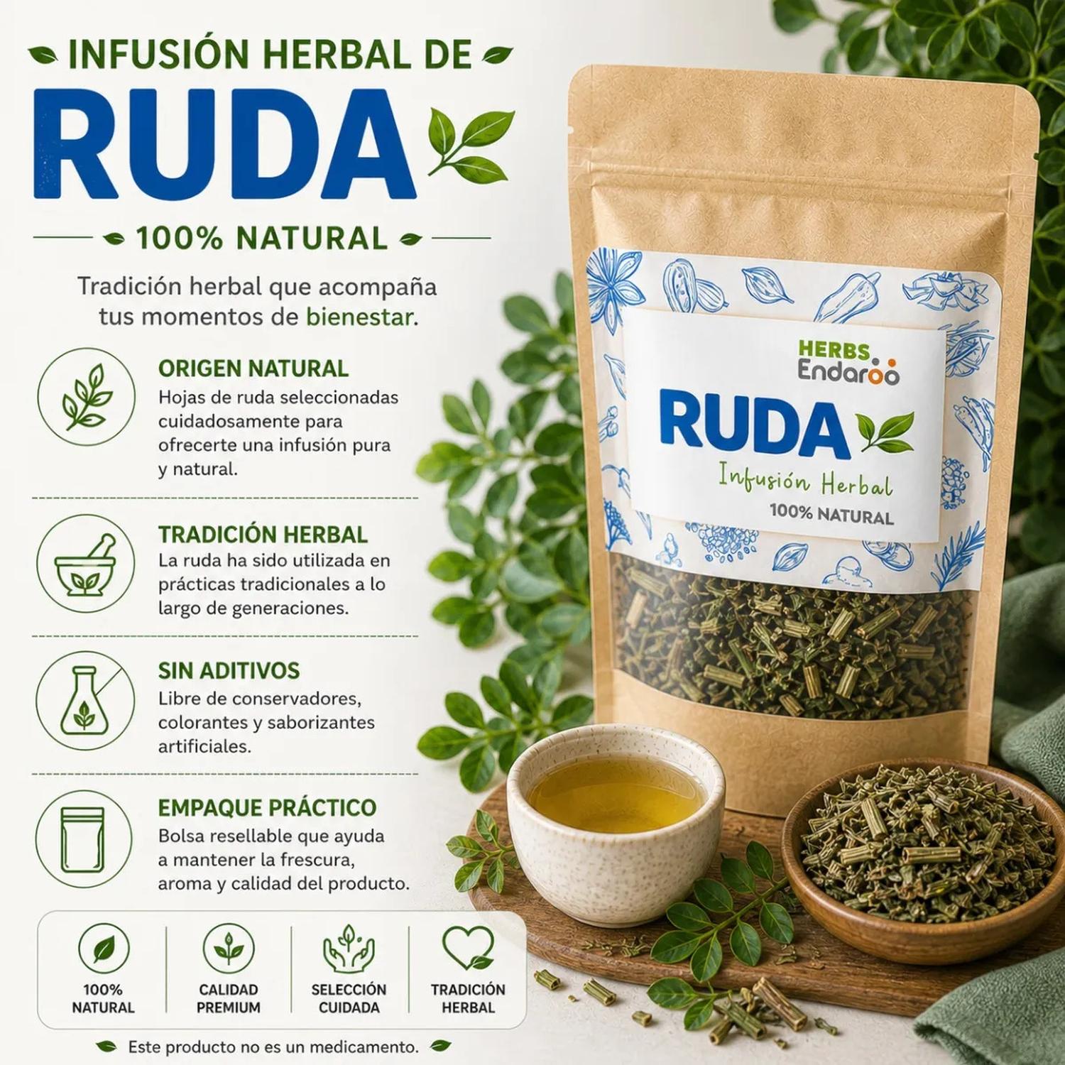 Ruda Té Natural 50g Naima | Infusión Herbal Premium