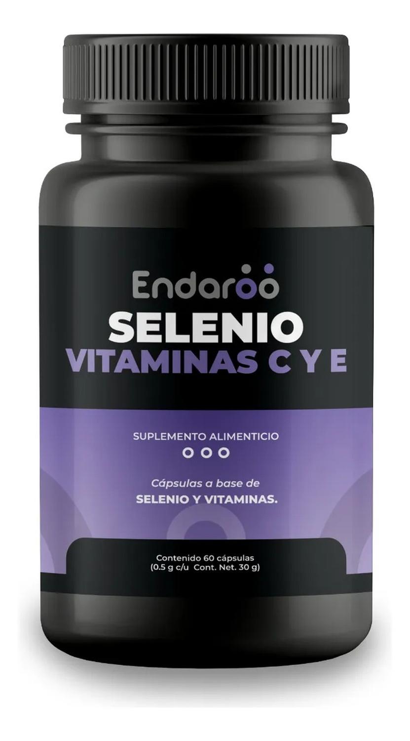 Selenio con Vitaminas C y E 60 Cápsulas Antioxidante